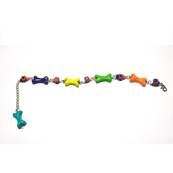 Multicolored bones bracelet - ROLDA Shop for a Great Cause